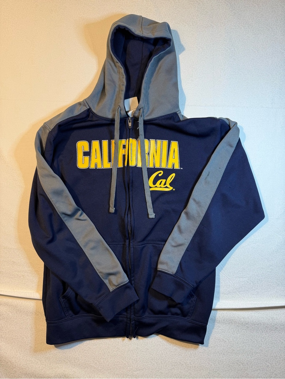 Knights Apparel Navy & Gray California Cal Hooded Zip-Up